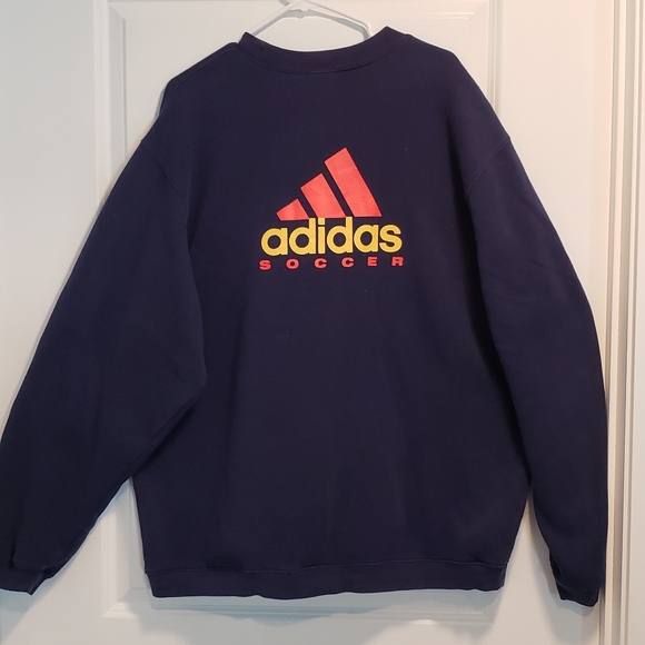 Vintage Sweatshirt Real Madrid XL Soccer Adidas Early 2000s Y2K - Picture 2 of 6
